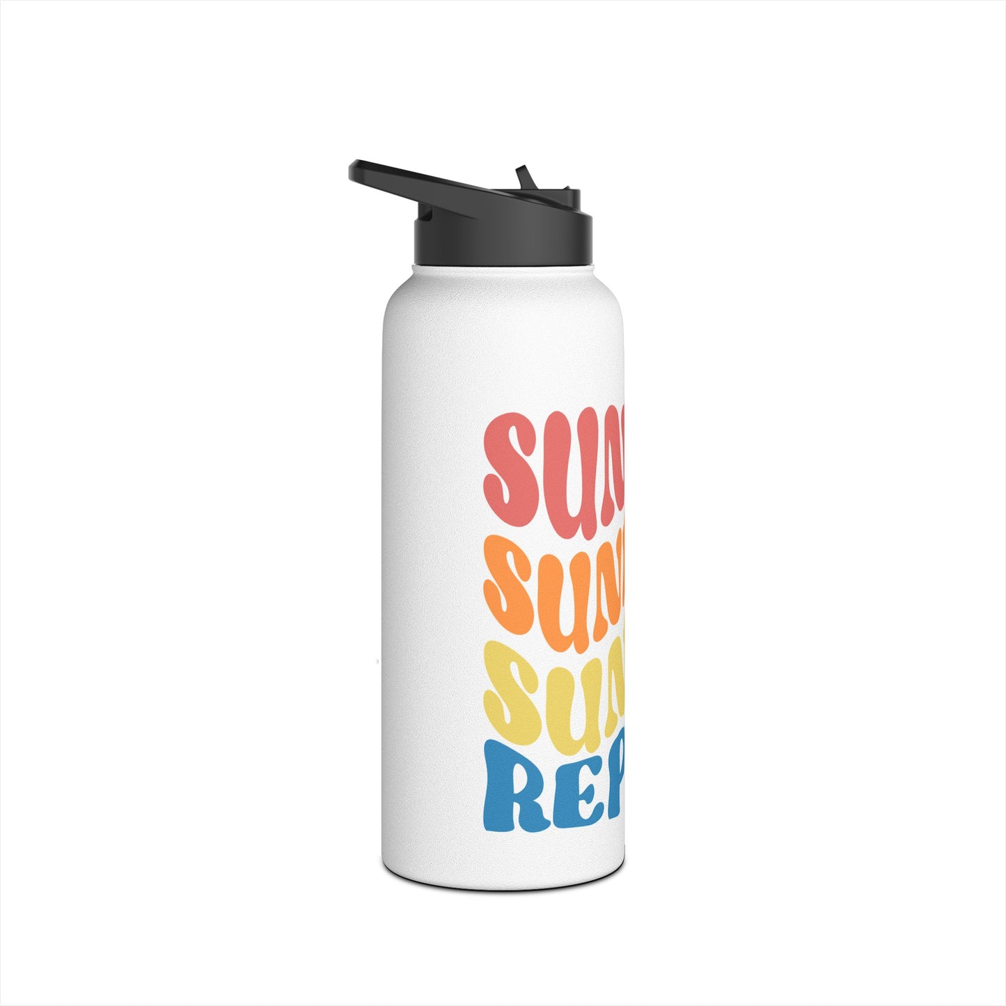 Sunrise Sunset Repeat Stainless Steel Water Bottle - Vibrant Travel Mug