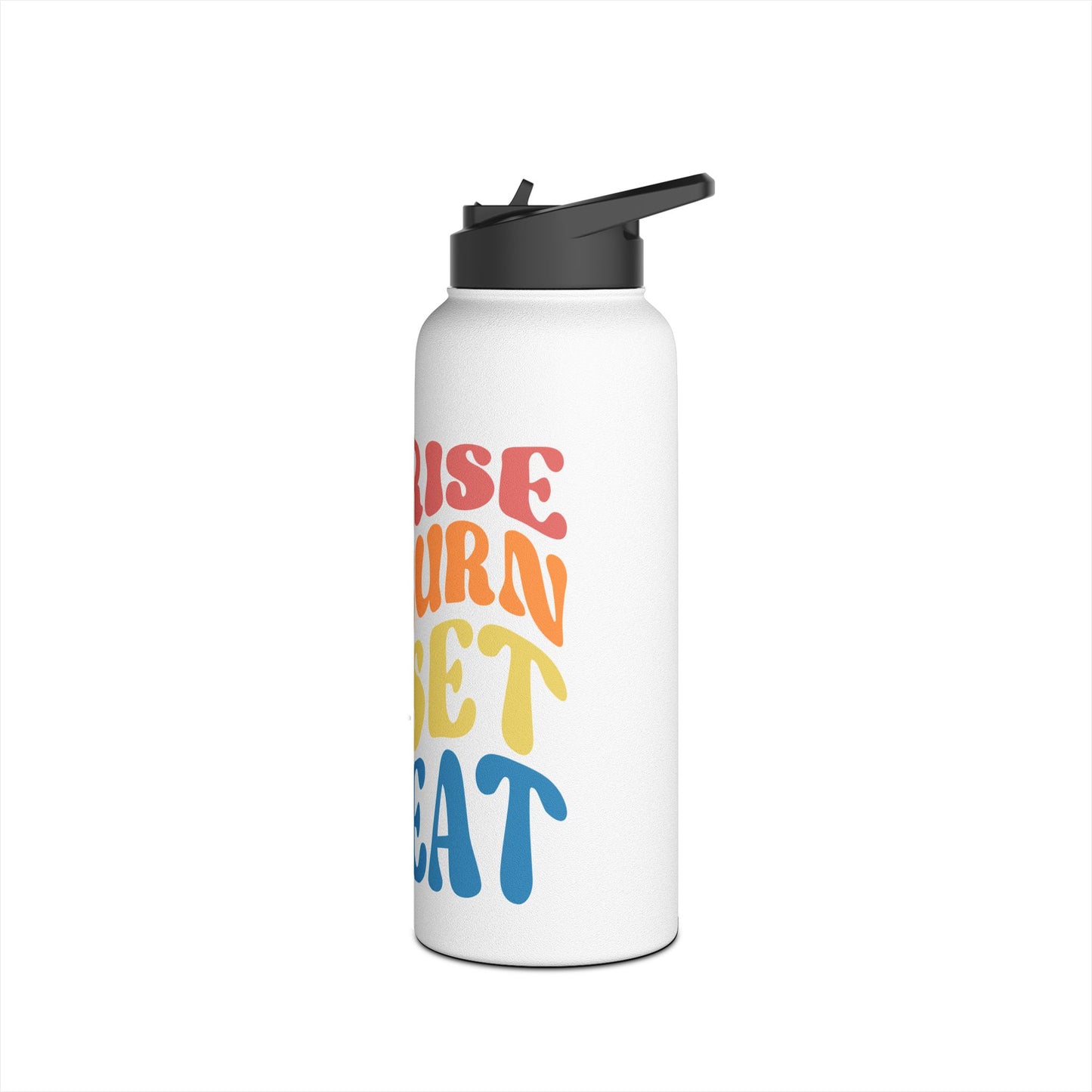 Sunrise Sunset Repeat Stainless Steel Water Bottle - Vibrant Travel Mug