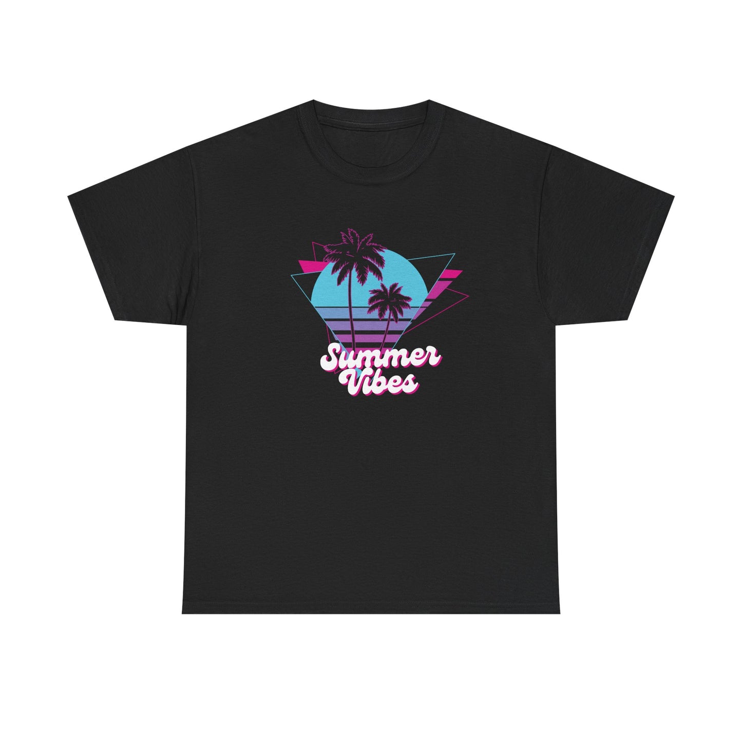 Retro Summer Vibes Unisex Heavy Cotton Tee