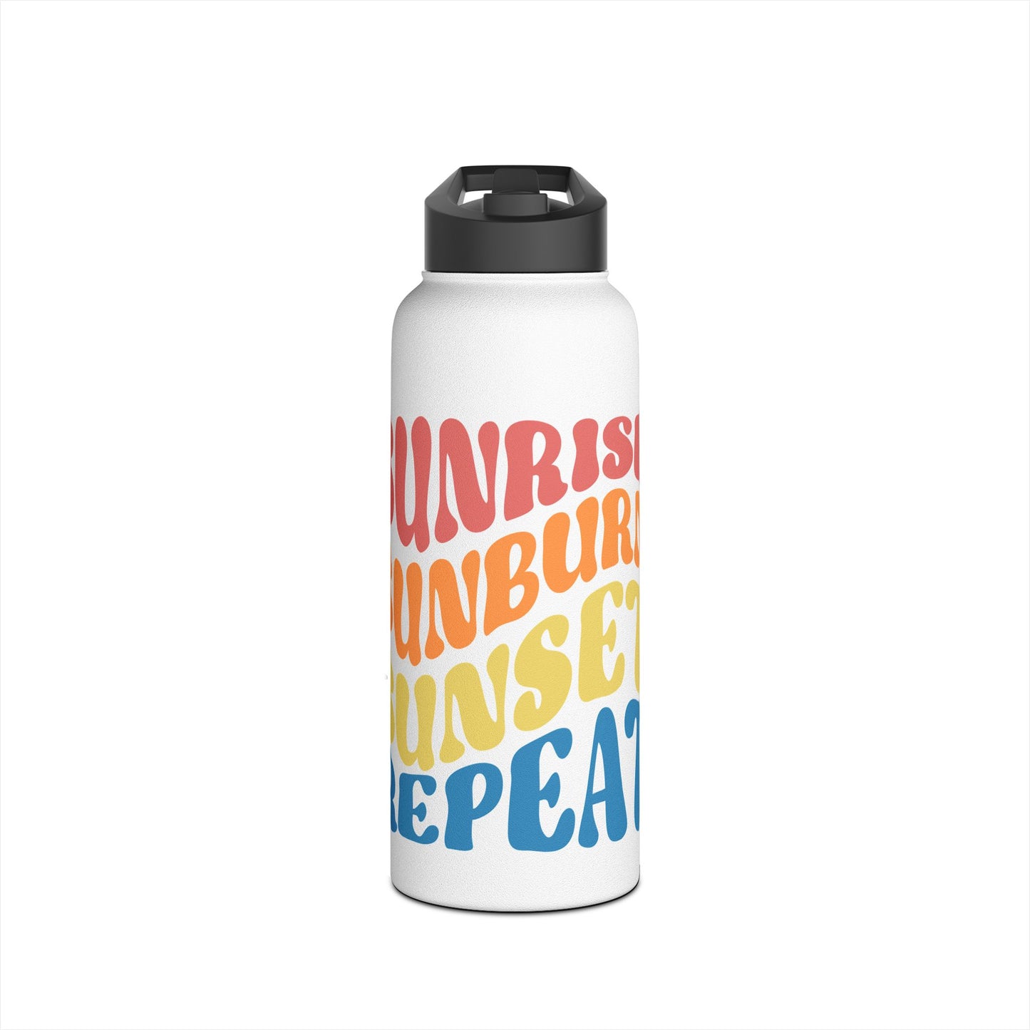Sunrise Sunset Repeat Stainless Steel Water Bottle - Vibrant Travel Mug