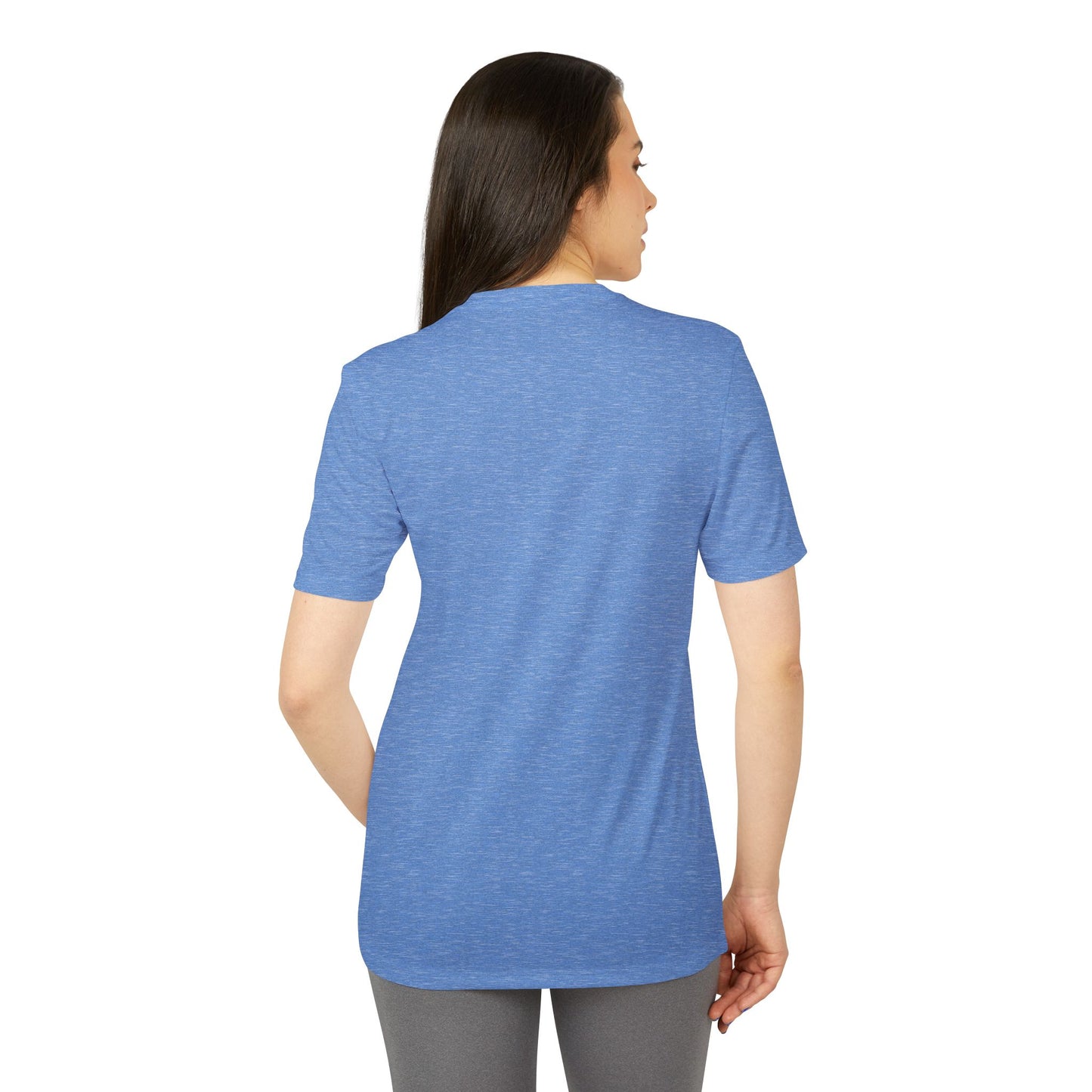 Just Breathe Adidas Unisex Sport T-shirt - Fitness Tee, Activewear, Workout Shirt, Gift for Fitness Enthusiasts, Casual Tee
