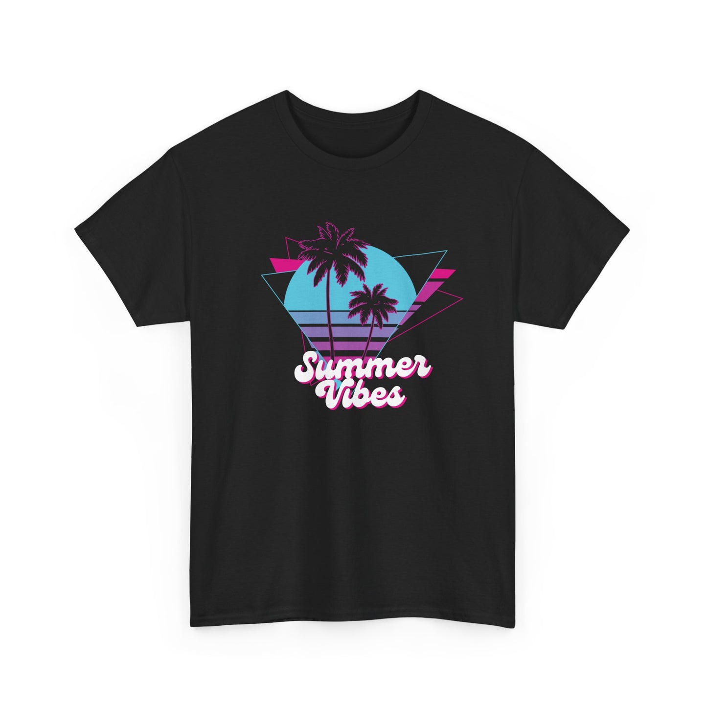 Retro Summer Vibes Unisex Heavy Cotton Tee