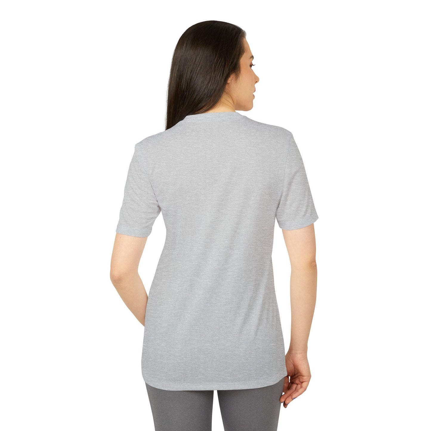 Just Breathe Adidas Unisex Sport T-shirt - Fitness Tee, Activewear, Workout Shirt, Gift for Fitness Enthusiasts, Casual Tee