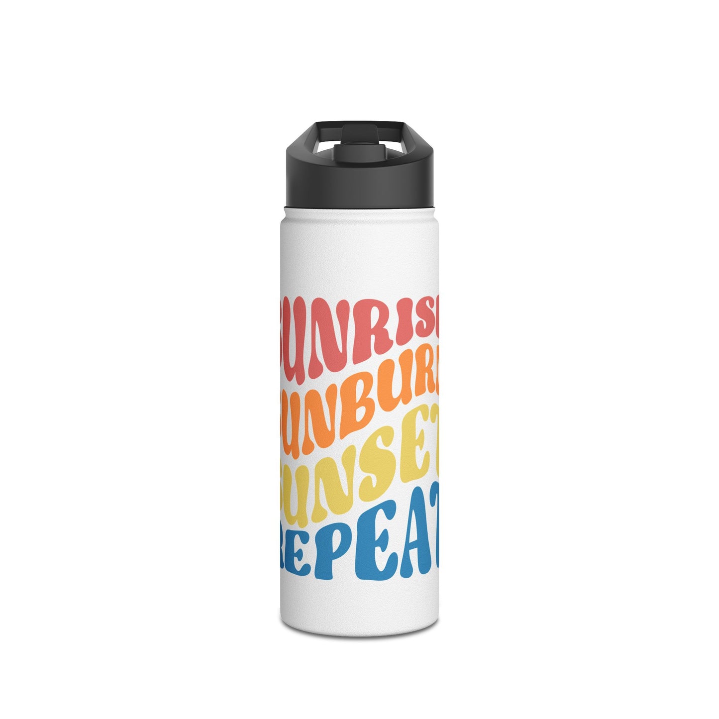 Sunrise Sunset Repeat Stainless Steel Water Bottle - Vibrant Travel Mug