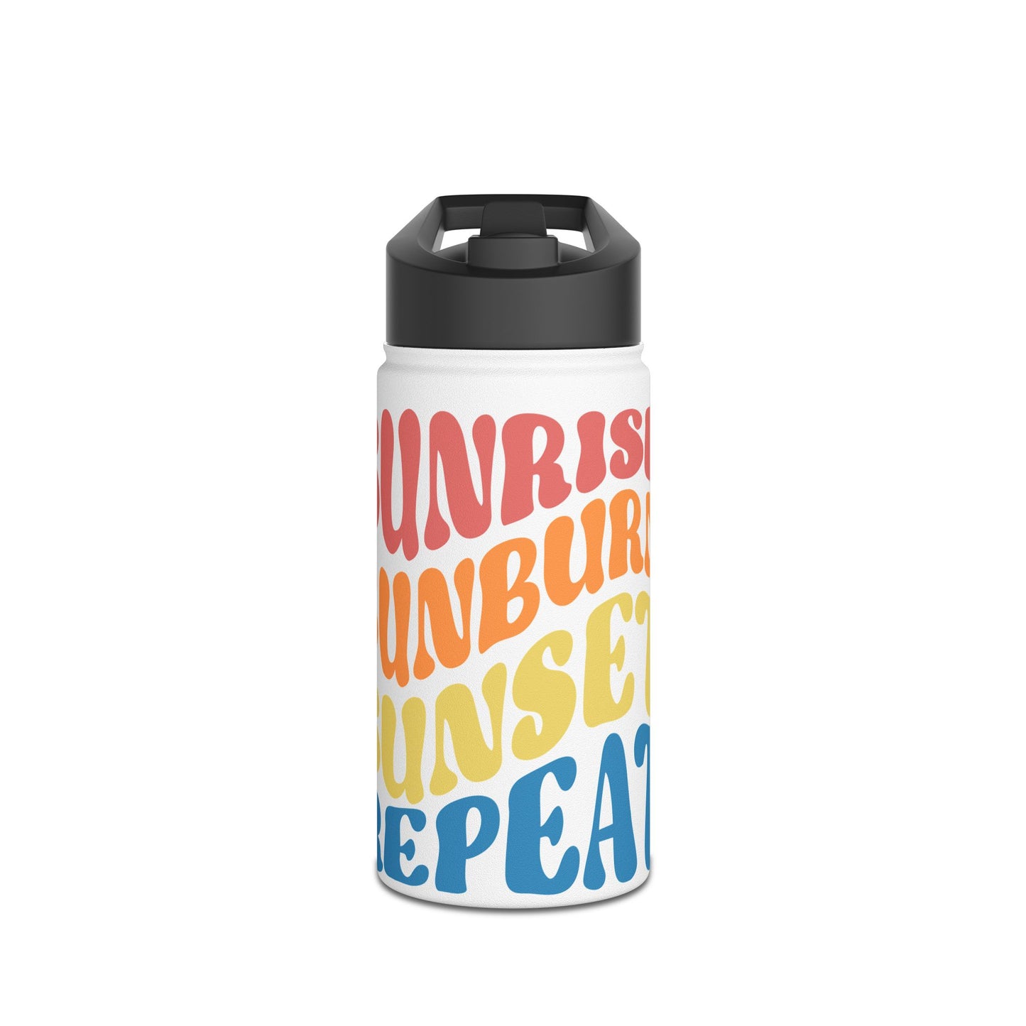 Sunrise Sunset Repeat Stainless Steel Water Bottle - Vibrant Travel Mug