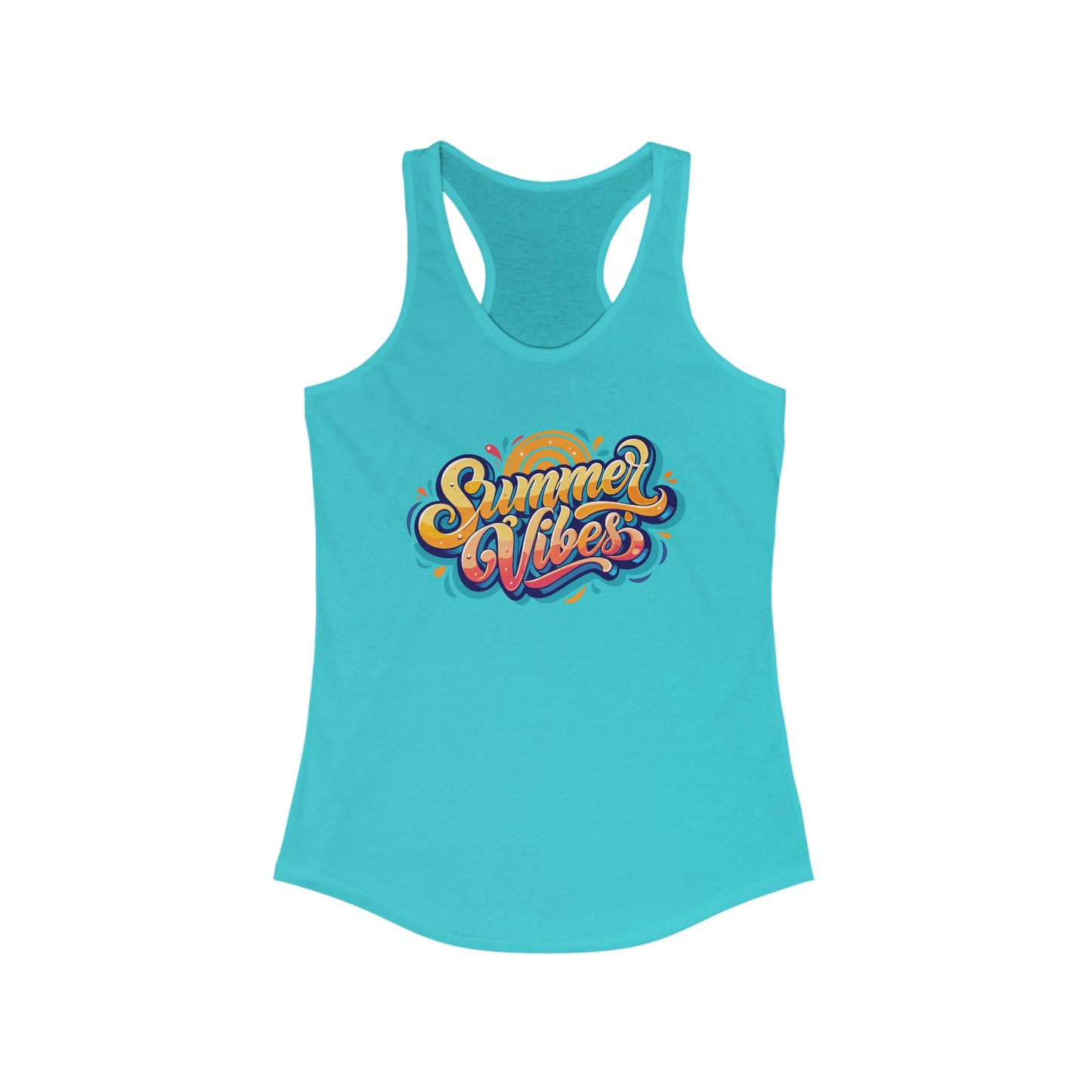 Summer Vibes Women's Racerback Tank Top