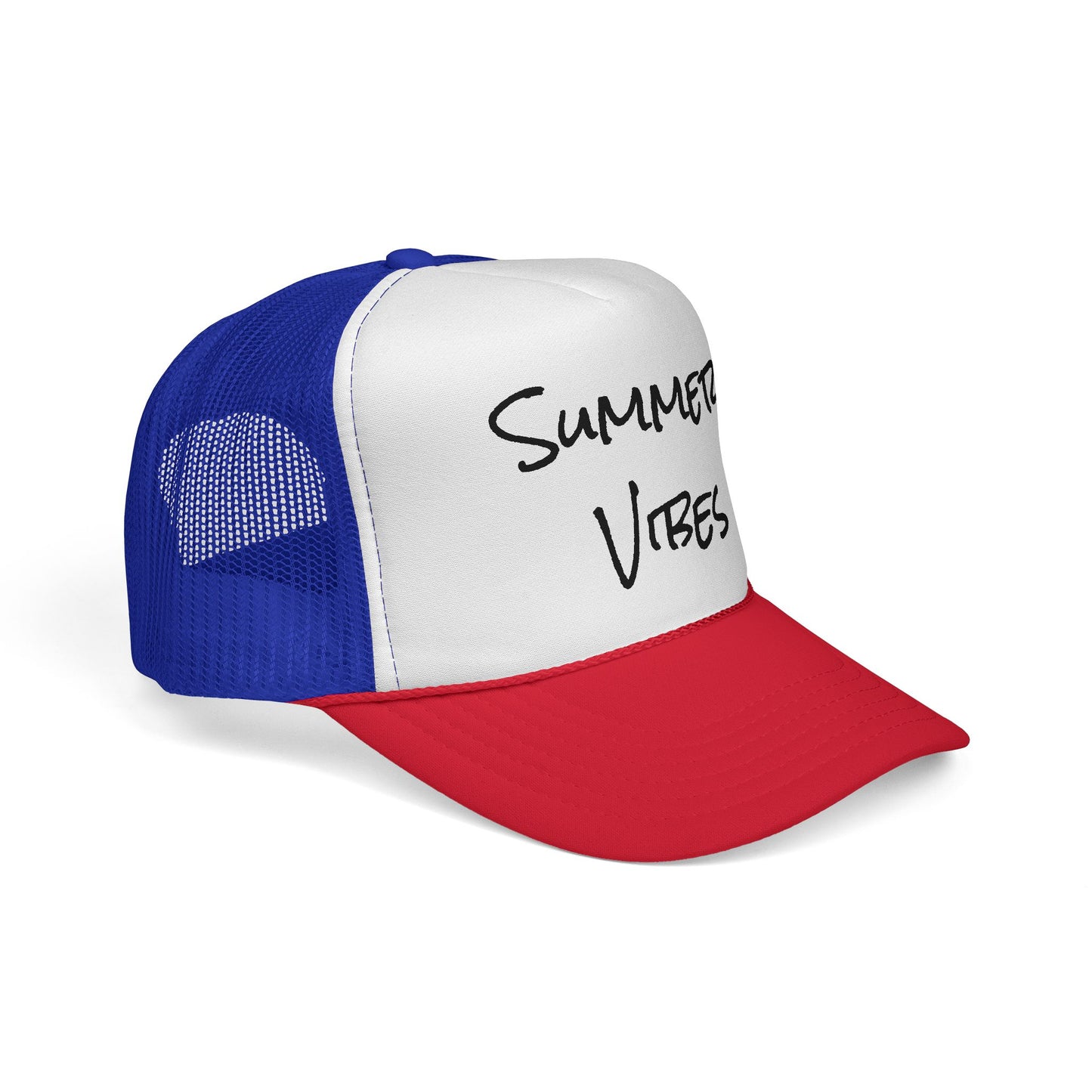 "Summer Vibes" Outdoor Adventure Trucker Hat - Breathable Mesh Cap