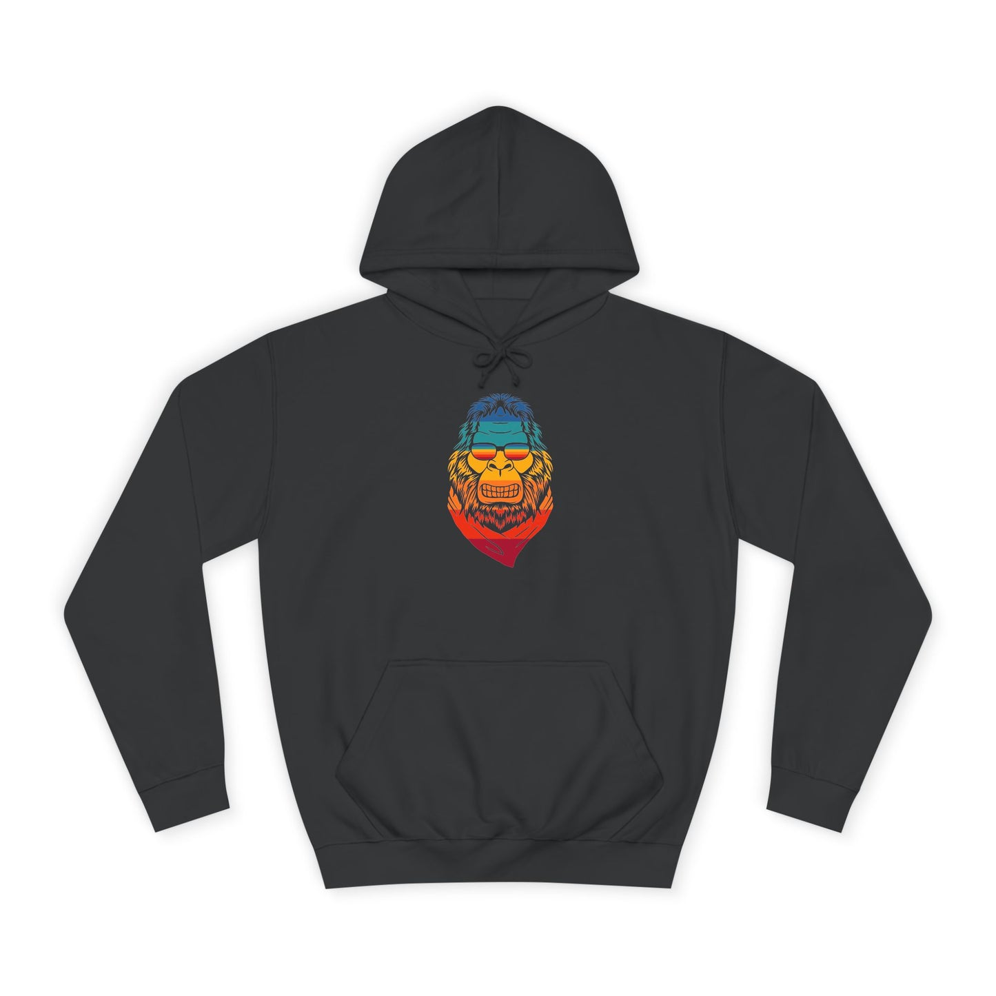 Cool Sasquatch Unisex College Hoodie - Casual and Fun Gear for Students