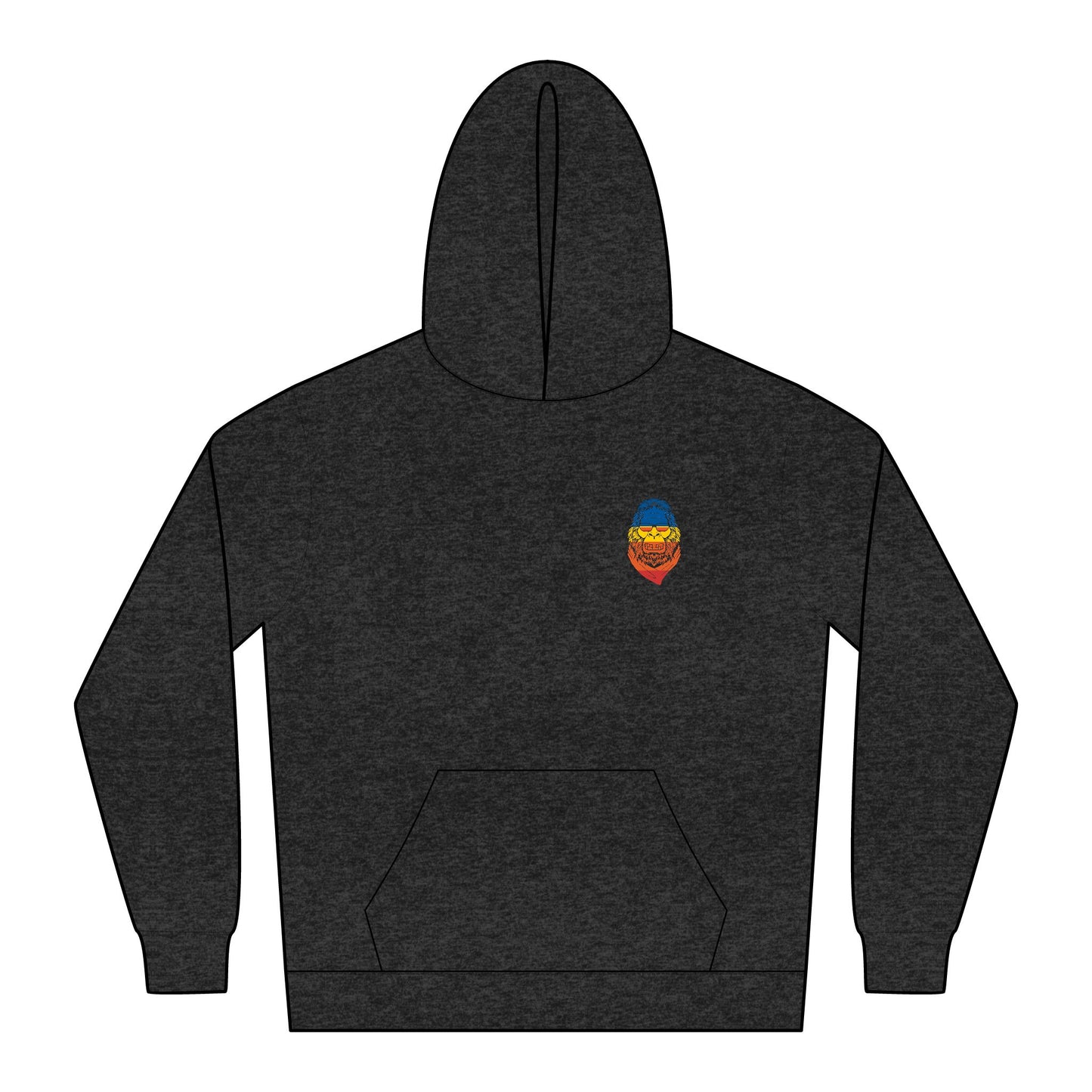 Cool Sasquatch Cozy Relaxed Hoodie with Cheerful Design - Perfect for Casual Days or Celebrations