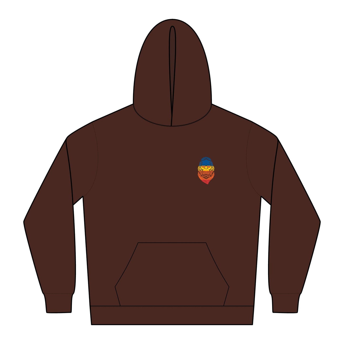 Cool Sasquatch Cozy Relaxed Hoodie with Cheerful Design - Perfect for Casual Days or Celebrations
