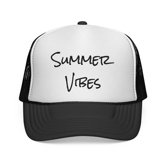 "Summer Vibes" Outdoor Adventure Trucker Hat - Breathable Mesh Cap