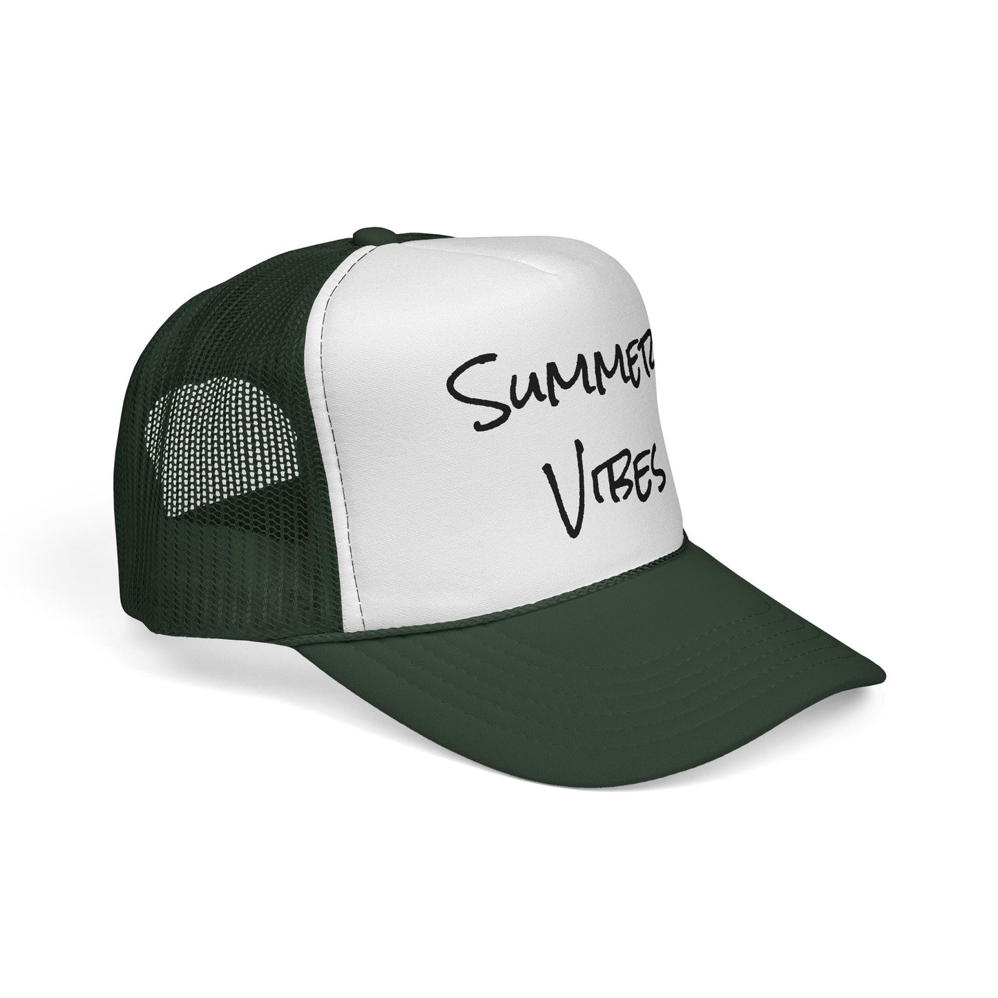 "Summer Vibes" Outdoor Adventure Trucker Hat - Breathable Mesh Cap