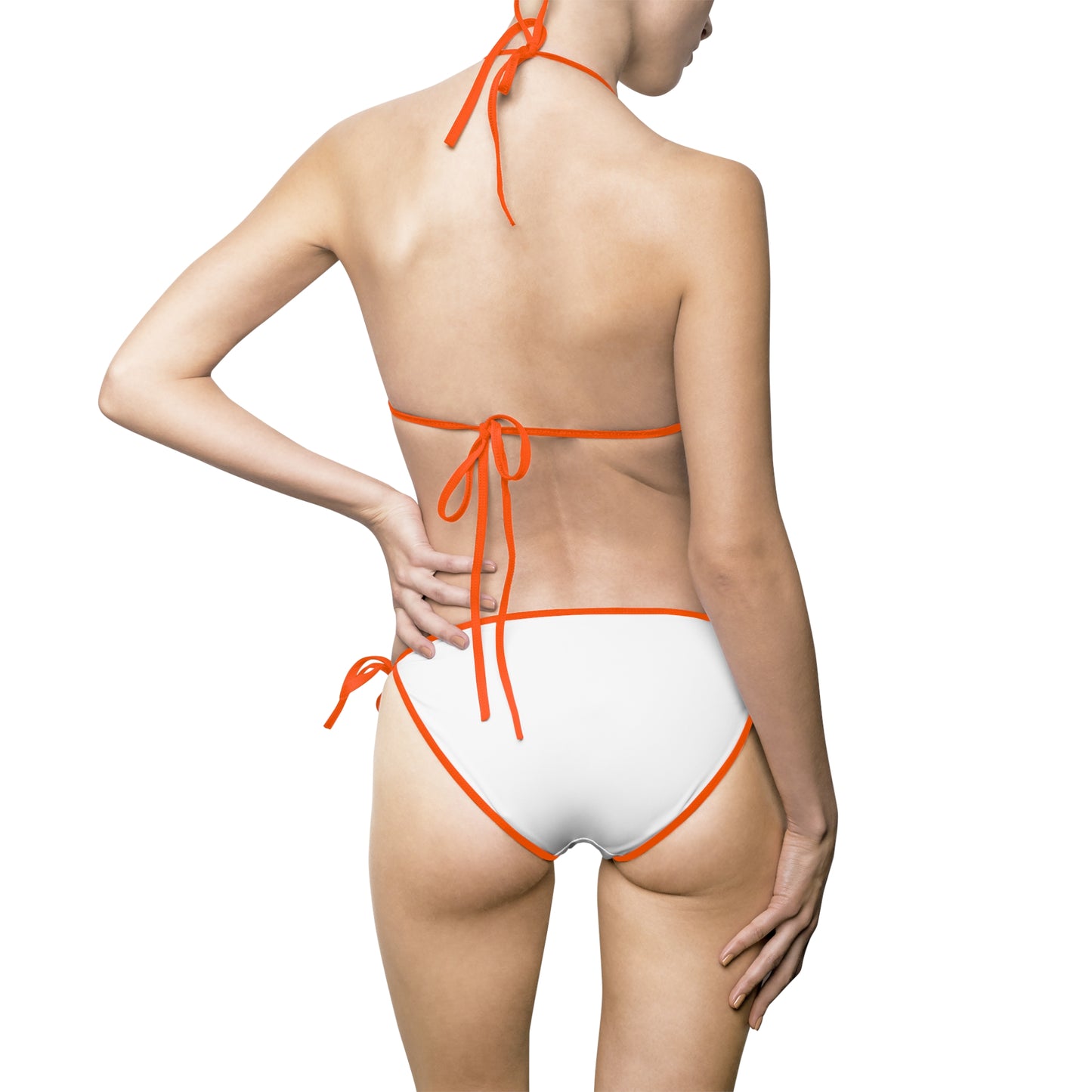Sweet Summer Days Two-Piece Bikini – Retro Sunset & Palm Trees Swimsuit