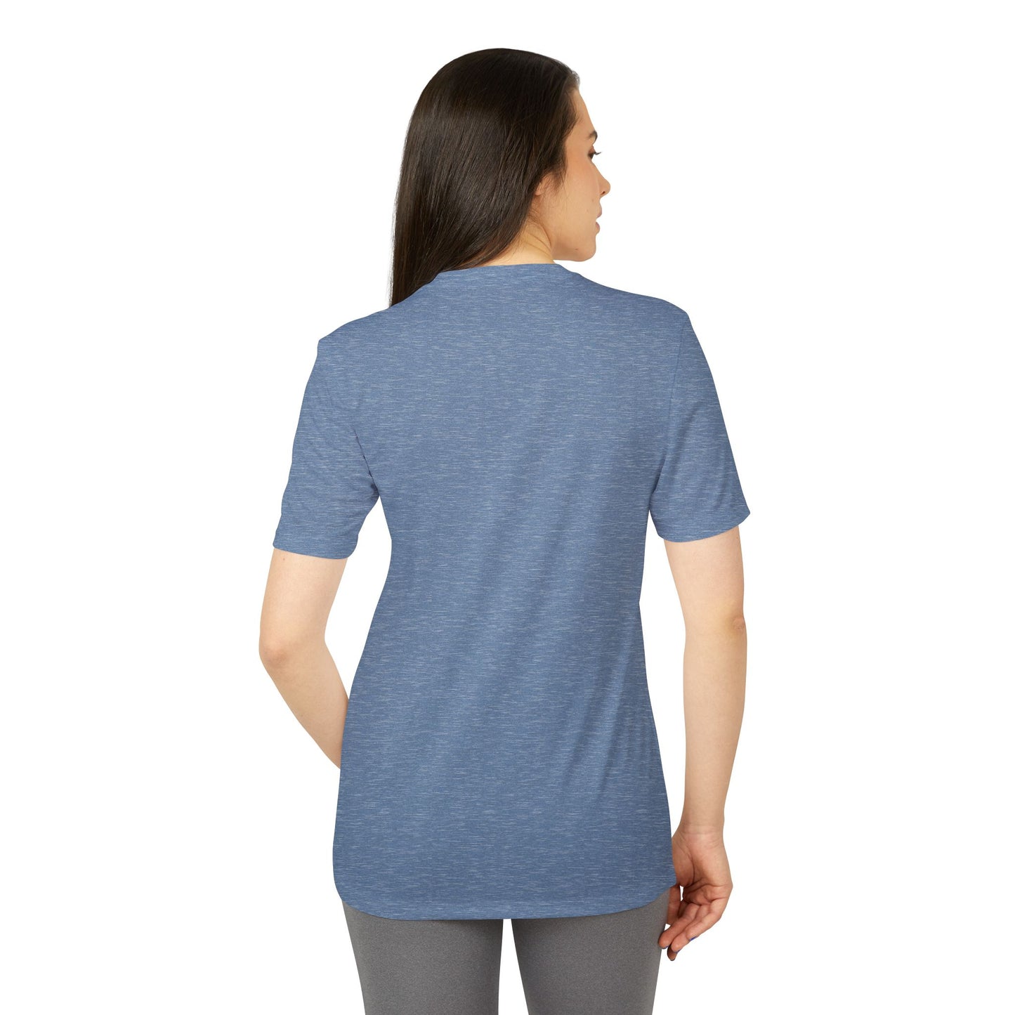 Just Breathe Adidas Unisex Sport T-shirt - Fitness Tee, Activewear, Workout Shirt, Gift for Fitness Enthusiasts, Casual Tee