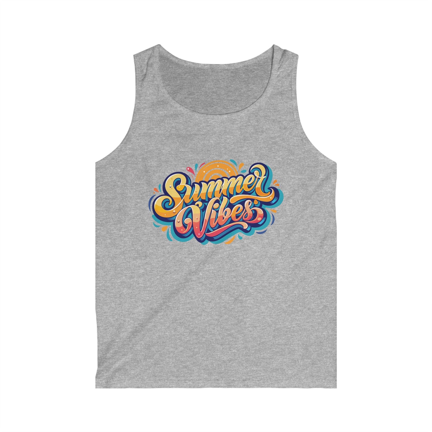 Men's Summer Vibes Tank Top - Relaxed Fit for Sunny Days