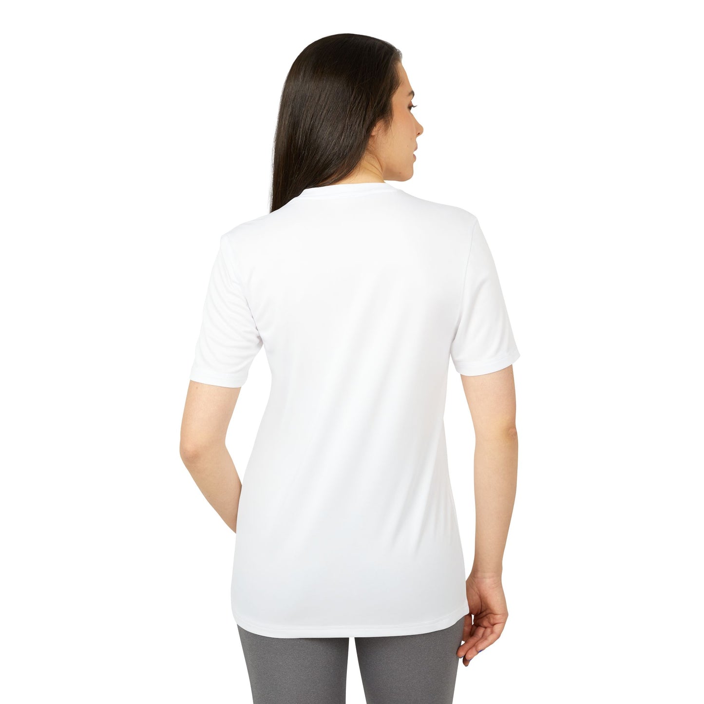 Just Breathe Adidas Unisex Sport T-shirt - Fitness Tee, Activewear, Workout Shirt, Gift for Fitness Enthusiasts, Casual Tee