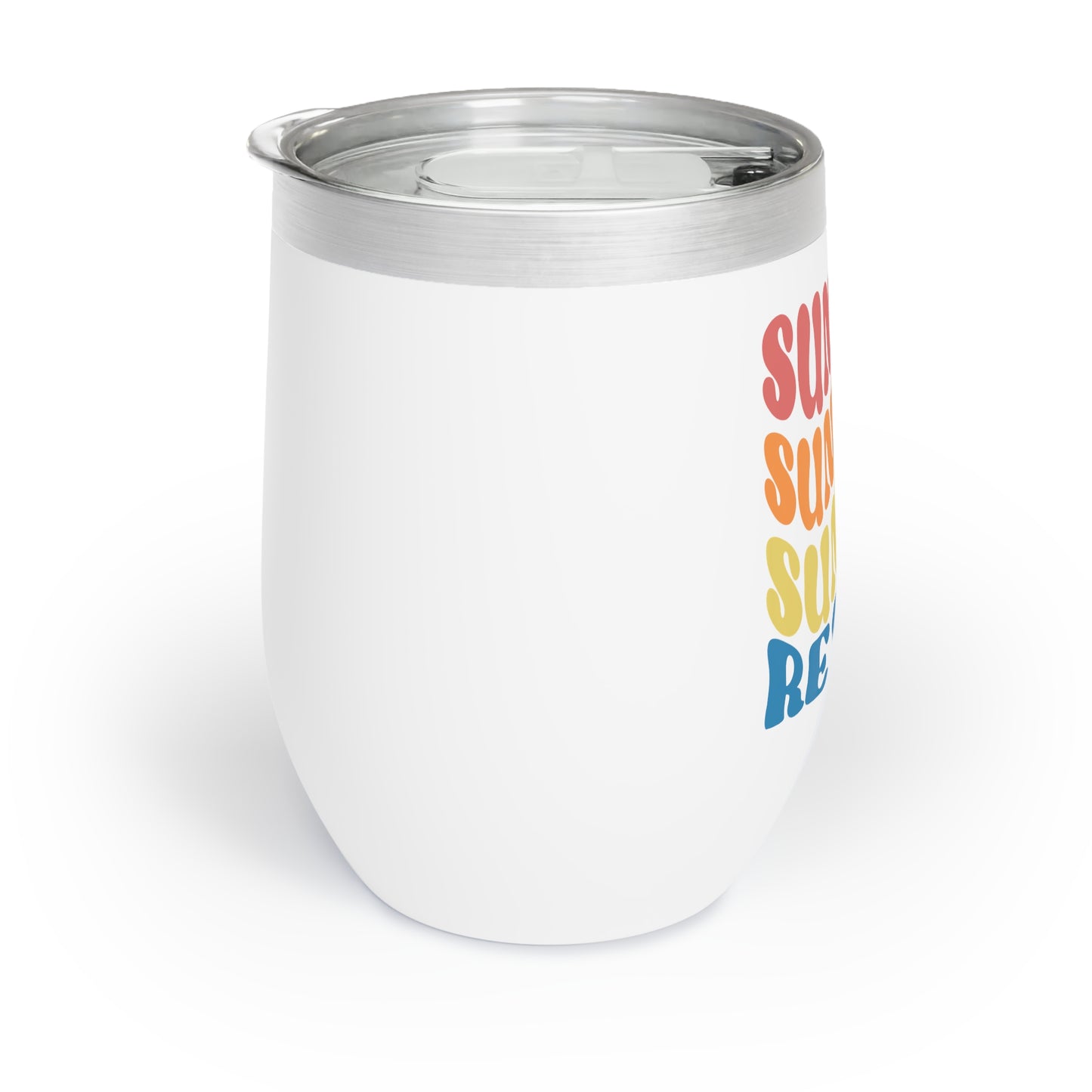 Sunrise Sunburn Sunset Repeat 12oz Wine Tumbler