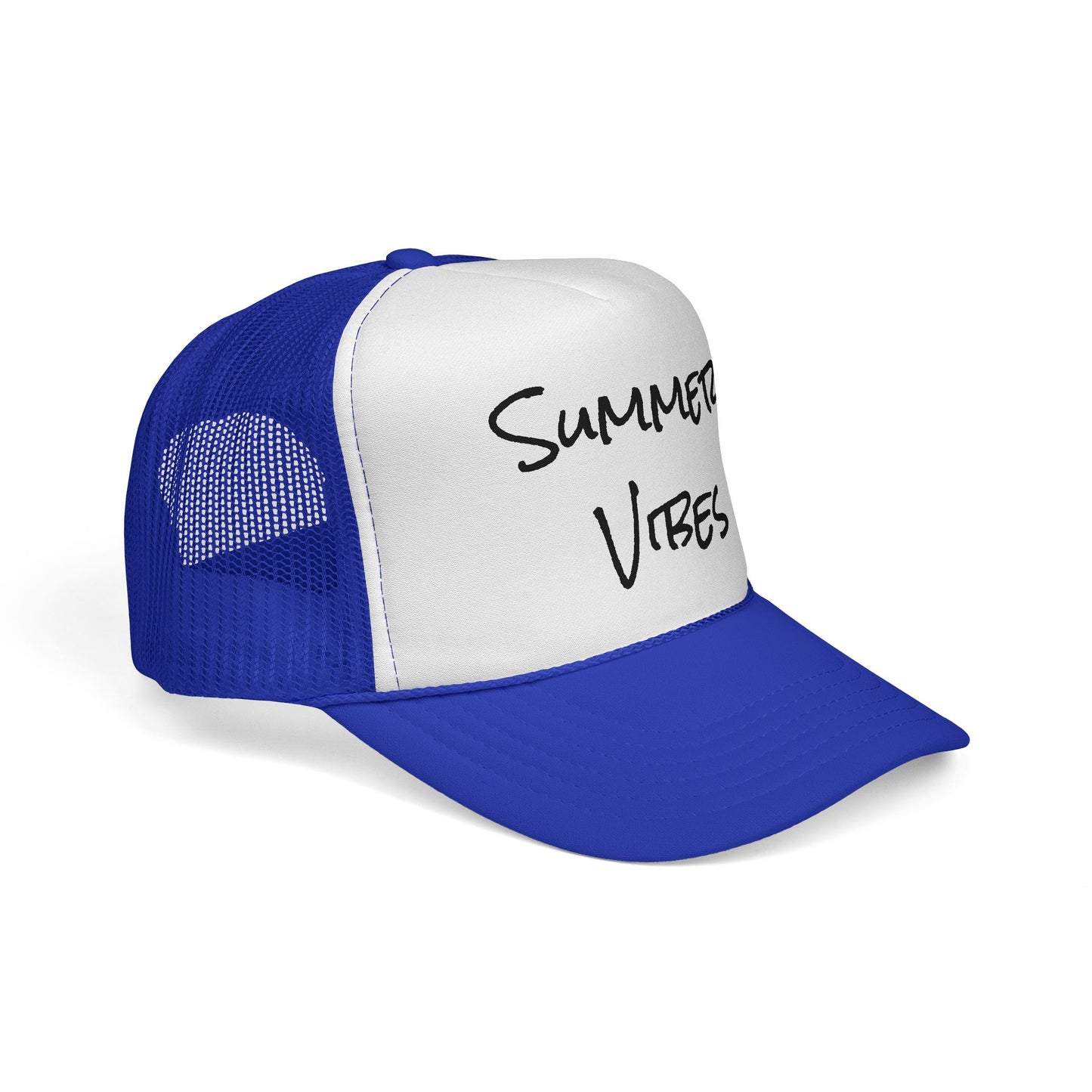 "Summer Vibes" Outdoor Adventure Trucker Hat - Breathable Mesh Cap