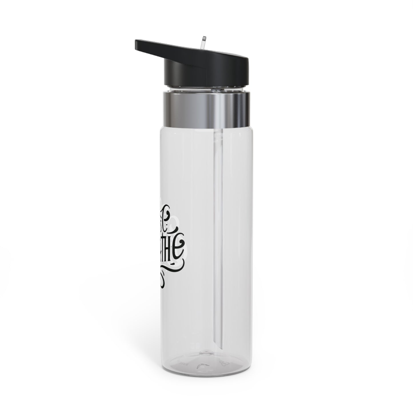 Just Breathe Sport Bottle | Motivational Water Bottle, Gym Hydration Bottle, Eco-Friendly Drink Container, Fitness Gift, Daily Use Bottle