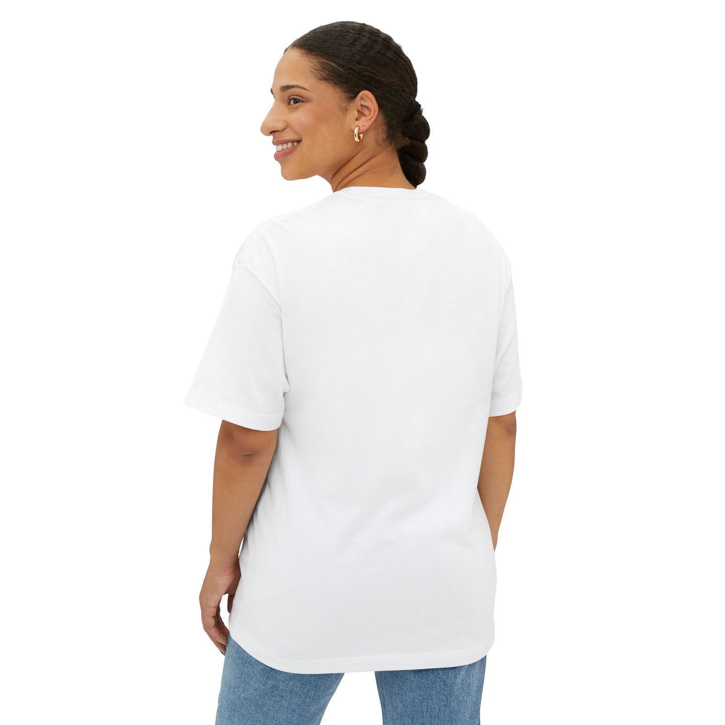Tropic Like It's Hot Summer Themed Unisex Oversized Boxy Tee