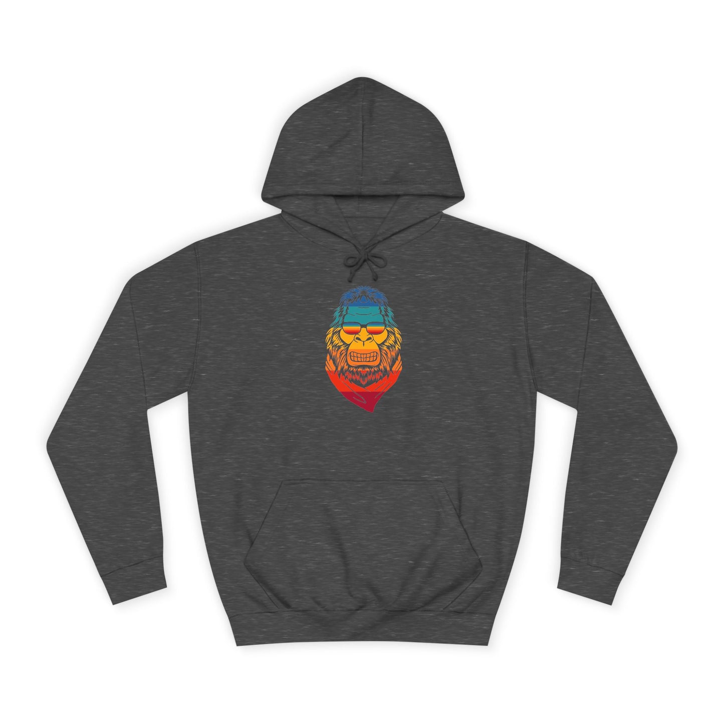 Cool Sasquatch Unisex College Hoodie - Casual and Fun Gear for Students