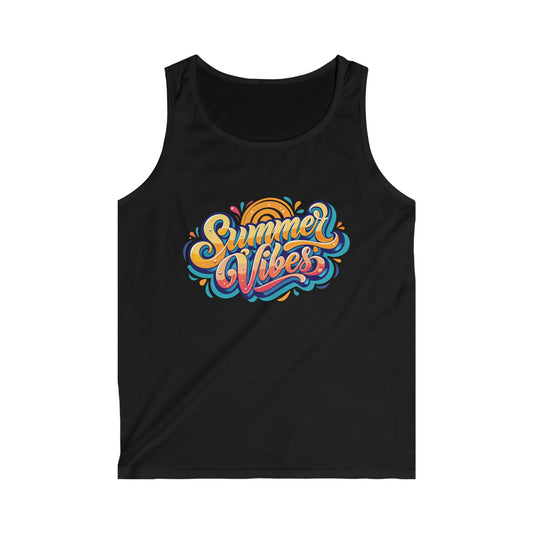 Men's Summer Vibes Tank Top - Relaxed Fit for Sunny Days