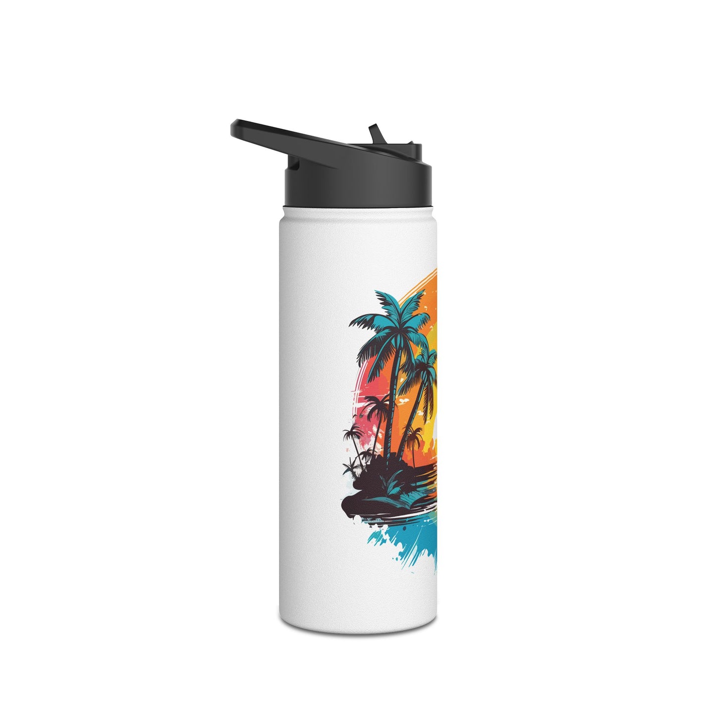 Tropical Sunset Stainless Steel Water Bottle