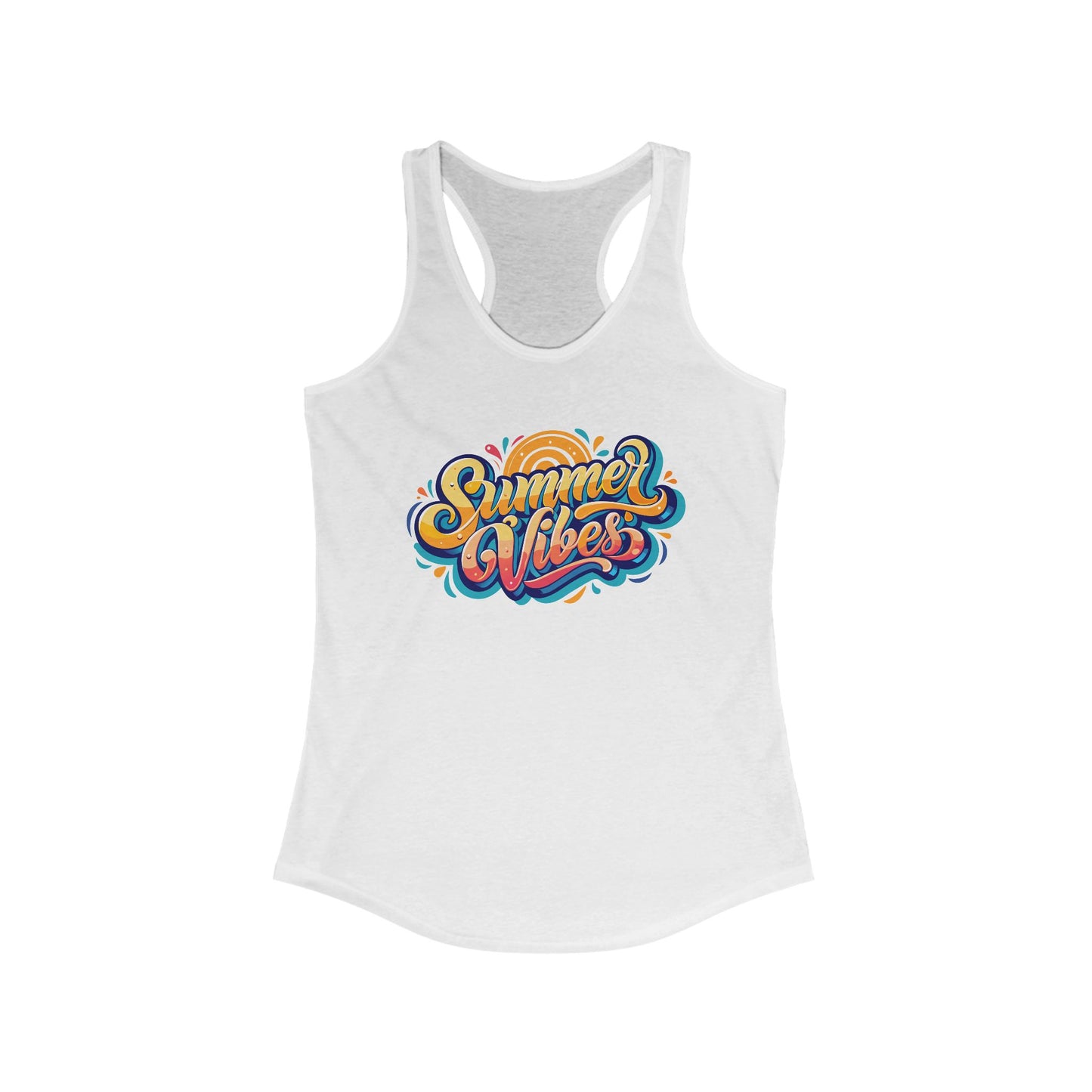 Summer Vibes Women's Racerback Tank Top