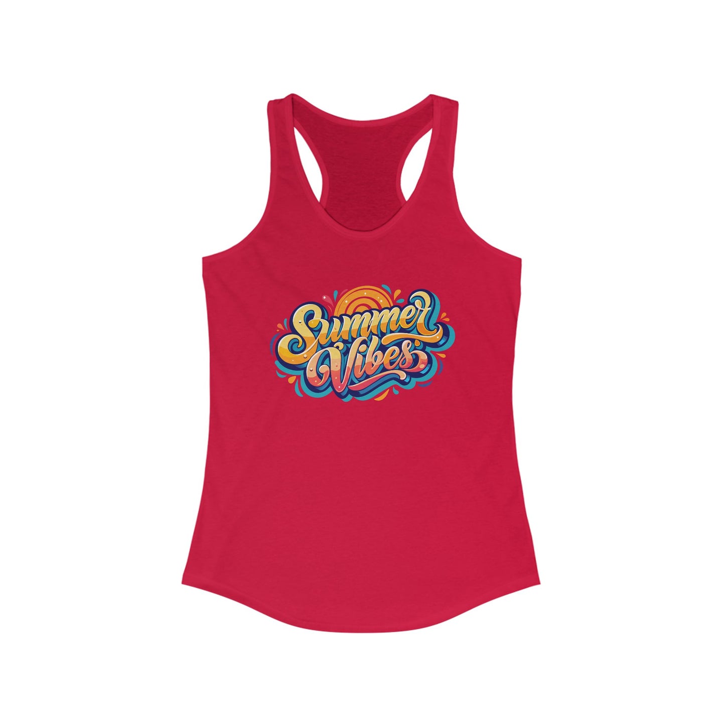 Summer Vibes Women's Racerback Tank Top