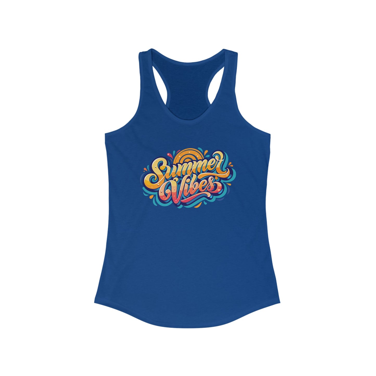 Summer Vibes Women's Racerback Tank Top