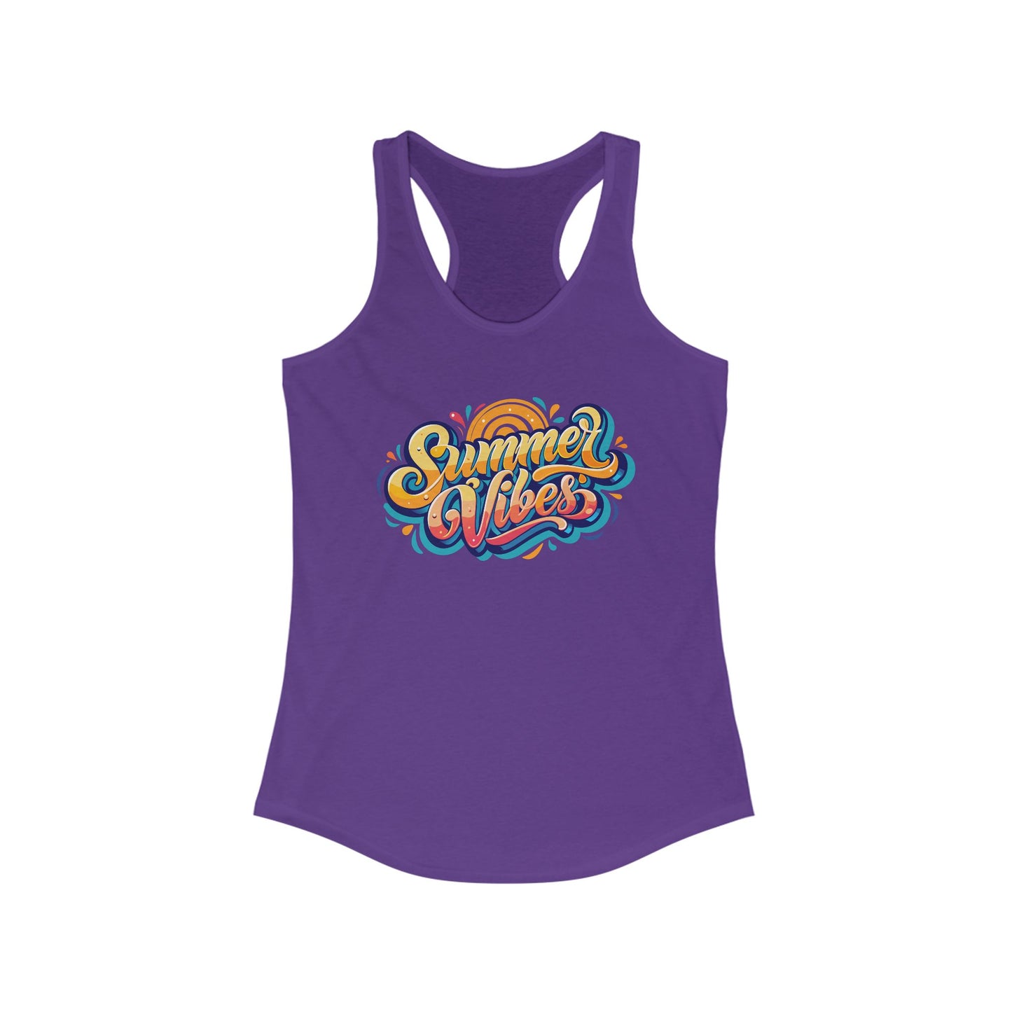 Summer Vibes Women's Racerback Tank Top