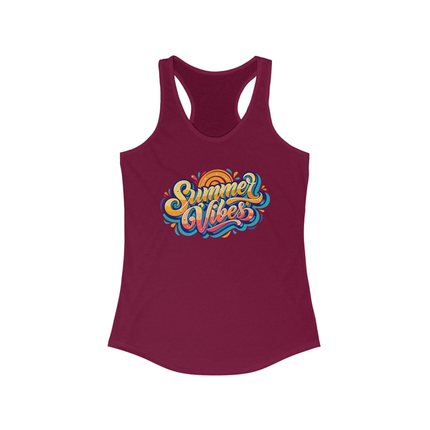Summer Vibes Women's Racerback Tank Top