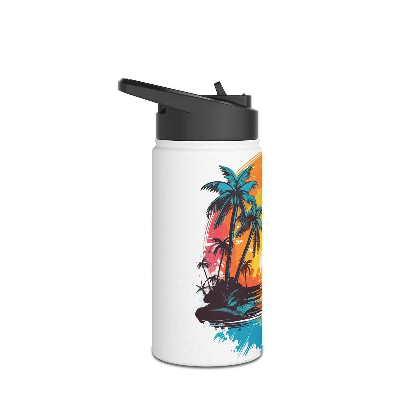 Tropical Sunset Stainless Steel Water Bottle